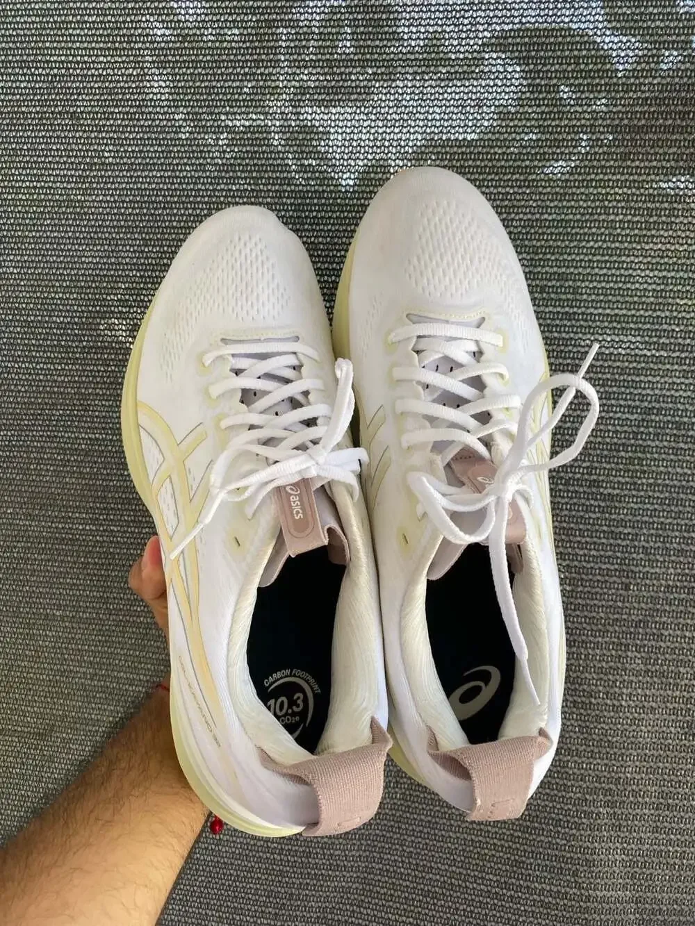 ASICS Gel-Kayano 32 White Orange Glow Running Shoes